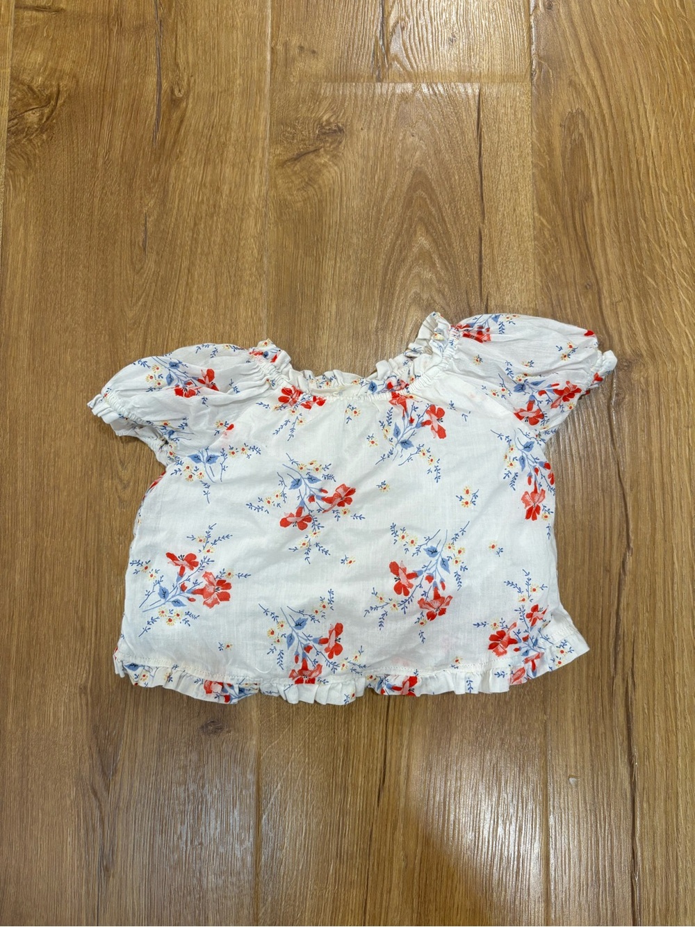 Gap x Doen Floral Short Sleeve Top